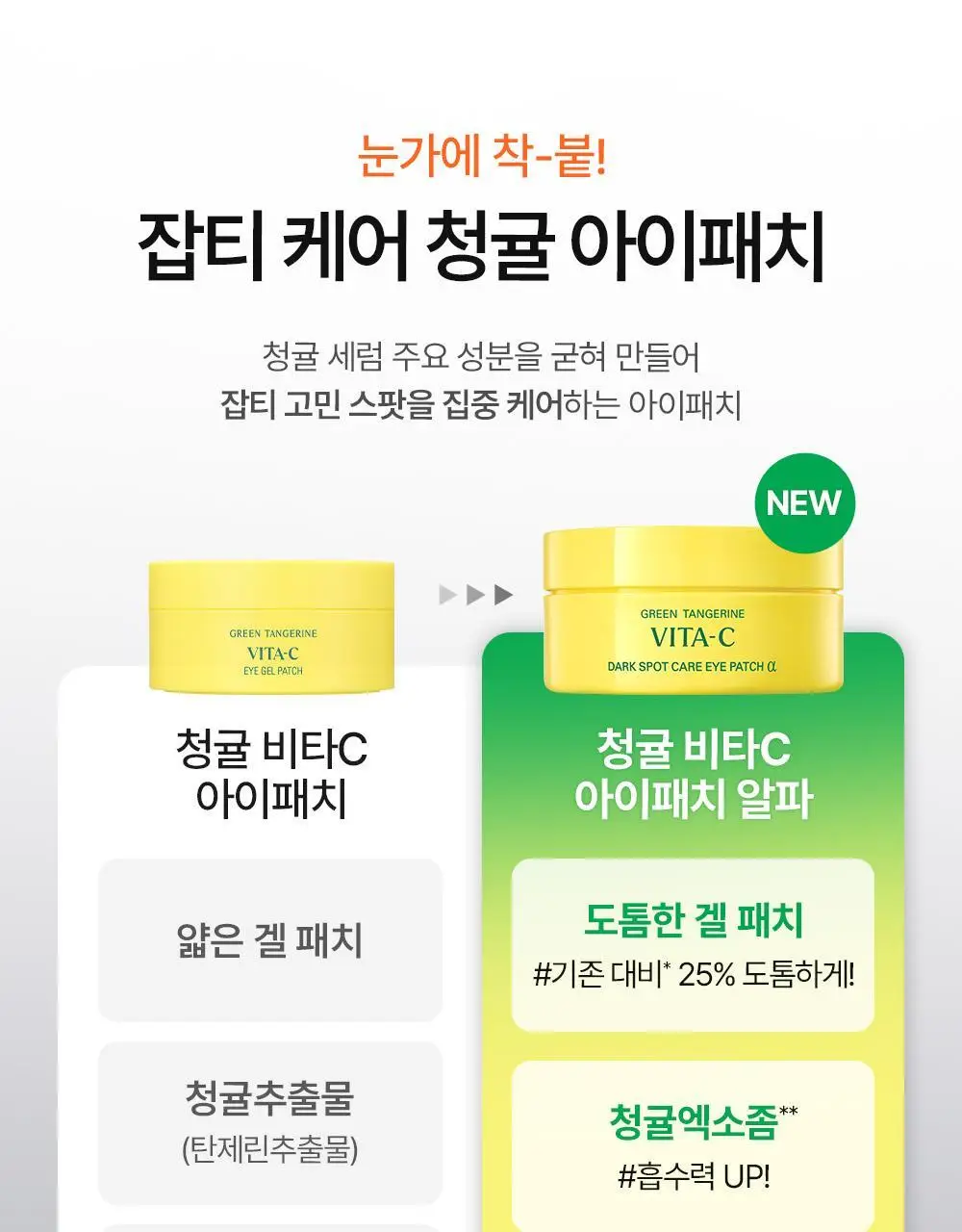 [리뉴얼] 구달 청귤 비타C 잡티케어 아이패치 알파 60매 더블기획 상세페이지 32